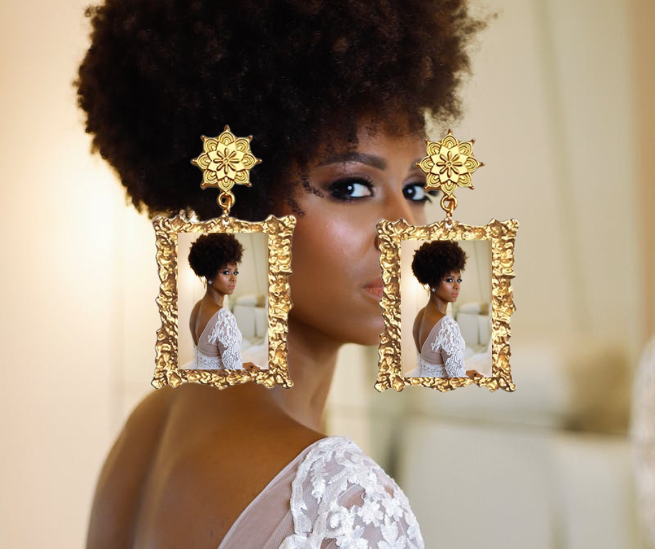 Custom Portrait Earrings